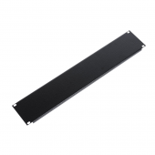 Фальшпанель в шкаф 19" 1U, цвет черный