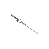 Трос оцинкованный с болтом М8 и замком 10 м, толщ. 2,0 мм, Сендзимир цинк