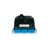 Кассета NIKOMAX волоконно-оптическая, для MTP/MPO кросса, 1 слот, одномодовая 9/125 мкм, стандарта OS2, 1xMTP/male - 12xLC/UPC, полярность А, премиум,