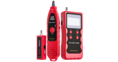 Кабельный тестер NIKOMAX с LCD дисплеем, UTP/STP, RJ45, RJ12, RJ11, BNC, USB, с функцией измерения длины и трассировкой кабелей