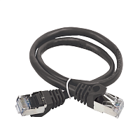 ITK Коммутационный шнур (патч-корд), кат.5Е FTP, 2м, черный
