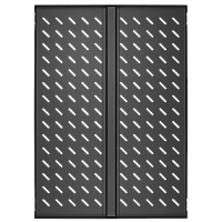 Полка стационарная TLK, Ш463хГ650мм, для шкафа и стойки со сварной рамой глубиной 1000мм, крепеж в комплекте, черная