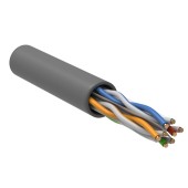 Витая пара U/UTP 6 4х2х23AWG PVC серый (305м) РФ/Т