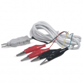 Шнур тестовый 4-х контактный, зажимные контакты