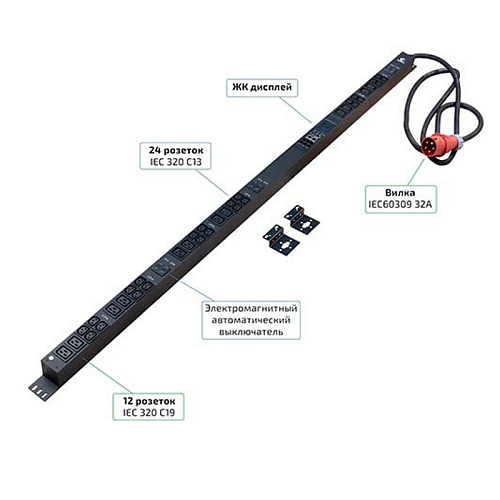 SMART-PDU-32-3P-24C13-12C19-I309-M
