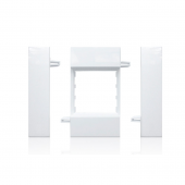 Модульный суппорт для монтажа механизмов 45х45 в короба с крышкой 75 мм