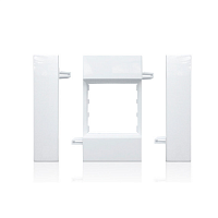 Модульный суппорт для монтажа механизмов 45х45 в короба с крышкой 75 мм