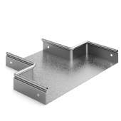 Переход прямой центральный 300х200х50