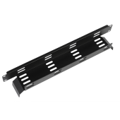 Лоток кабельный горизонтальный 19", цвет черный