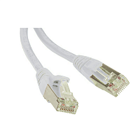 Патч-корд F/UTP, экранированный, Cat.5e, LSZH, 0.5 м, серый