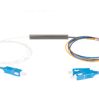 Сплиттер планарный NIKOMAX 1x2, одномодовый 9/125мкм, стандарта G657.A1, SC/UPC, миникорпус, с равным коэффициентом деления, 0.9 мм
