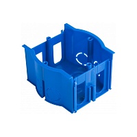 Коробка установочная сборная проходная КМТ-010-4007 для твердых стен (71х45) с саморезами розн стикер EKF