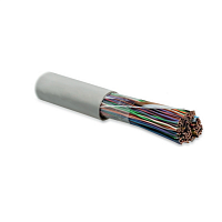 Кабель витая пара, неэкранированная U/UTP, категория 3, 100 пар (26 AWG), одножильный (solid), PVC, –20°C - +60°C, серый