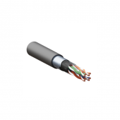 Кабель витая пара TERACOM Cat.5E F/UTP 4 пары solid внешний оболочка LDPE цвет черный (упак. 305м)