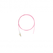 Шнур NIKOMAX волоконно-оптический, монтажный, многомодовый 50/125мкм, стандарта OM4, LC/UPC, полимерный материал нг(A)-HF, 0,9мм, маджента, 1,5м, уп-к