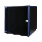Шкаф настен. 19", 12U 600х600, дв. стек, чер.