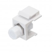 Модуль коммутационный типа Keystone FC/UPC SM 9/125, пластик цвет белый