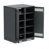 ITK LINEA B Шкаф (пустой) 1700х1400мм дверь двуст. мет. чер.