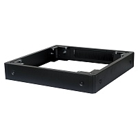 Цоколь для напольных шкафов 600х600 с щеточным вводом, чер.