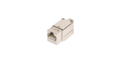 Модуль-вставка NIKOMAX типа Keystone, Кат.6a (Класс Ea), 500МГц, RJ45/8P8C, FT-TOOL/110/KRONE, T568A/B, полный экран, металлик - гарантия: 5 лет расши
