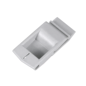 Клипса для боковых стенок, для напольных и настенных шкафов, цвет серый (1шт.)