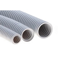 ССД 91920 Труба ПВХ гибкая гофр. д.20мм, лёгкая с протяжкой, 100м, цвет серый