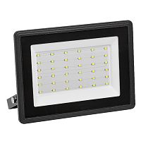 Прожектор СДО 06-50 светодиодный черный IP65 6500 K IEK
