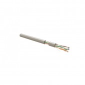 Кабель витая пара, неэкранированная U/UTP, категория 6, 4 пары (23 AWG), одножильный (solid), с разделителем, нг(А)-LSLTx, внутренний, серый