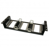 19" опорная рама 2/10, на 18 плинтов, 4U