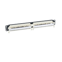 100 парная кросс-панель 110 типа, 19" 1U (без модулей)