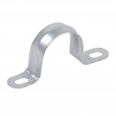 Скоба металл.двухлапковая d16-17мм (10 шт/упак)