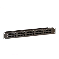 Патч-панель телефонная 19",1U,CAT3, 50 портов RJ45
