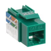 ITK Модуль Keystone Jack кат.6A UTP 110 IDC 90град зелёный