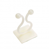 Самоклеящийся кабельный зажим (100 шт)