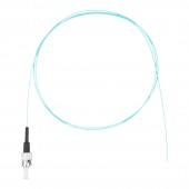 Шнур оптический монтажный (пигтейл), ST, OM3, нг(А)-HF, бирюзовый, 1,5 м