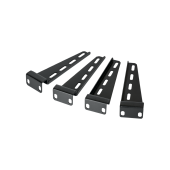 Комплект крепления TLK к стационарным полкам серии SHFS, для направляющих 19“ с L-профилем или стоек TRD, черный