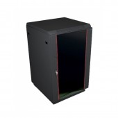 Шкаф телекоммуникационный напольный 24U (600 × 800) дверь стекло