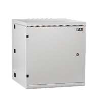 Настенный двухсекционный  шкаф 19", 18U, металлическая дверь, промышленный, степень защиты IP55, Ш600хВ904хГ600мм, серый.