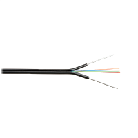 Кабель NIKOMAX волоконно-оптический, 4 волокна, одномодовый 9/125мкм, стандарта G.652.D & G.657.A1, внутренний/внешний, бабочка со стеклопластиковыми 