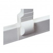 Тройник для плинтусного короба 100х40 мм с отводом на короб 90х40 мм, белый