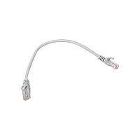 Патч-корд TERACOM PRO Cat.5E неэкранированный UTP оболочка PVC серый (0,2м)