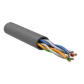 Витая пара U/UTP 5E 24AWG 4PR PVC 1м серый 305м РФ GENERICA