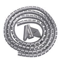 Пластиковый спиральный рукав для кабеля д.20 мм (2 м) и инструмент ST-20