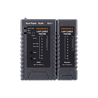 Кабельный тестер NIKOMAX, UTP/STP, RJ45, RJ12, RJ11, с функцией PortFlash и LED фонарём
