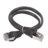 ITK Коммутационный шнур кат. 5Е FTP LSZH 2м черный