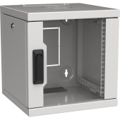 ITK LINEA WS Шкаф 10" 6U 320х310мм дверь стекл. сер.