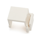 Вставка-заглушка формата Keystone Jack, белая