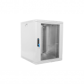 Шкаф телекоммуникационный настенный сварной 12U (600 × 530) съёмные стенки, дверь стекло