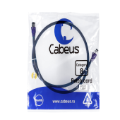 Патч-корд S/FTP, категория 8 (40G, 2000 MHz), 2xRJ45/8p8c, экранированный, синий, LSZH, 1.5 м