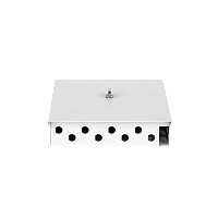 Оптический кросс NIKOMAX Essential Line, настенный до 8 FC/ST портов, стальной, с ложементом, серый, неукомплектованный